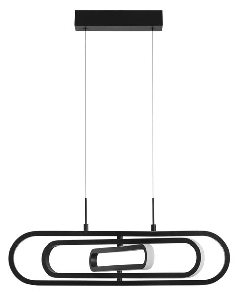 LED luster Arte 64 čierne – Čierna