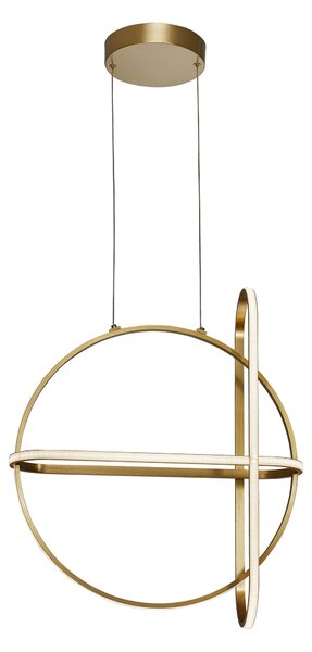 LED luster Arte 52 zlaté – Zlatá