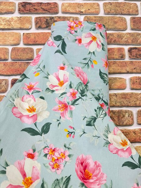 Ervi Bavlnená látka/plátno š.240cm - Magnolia a ľalia 30269-2, metráž