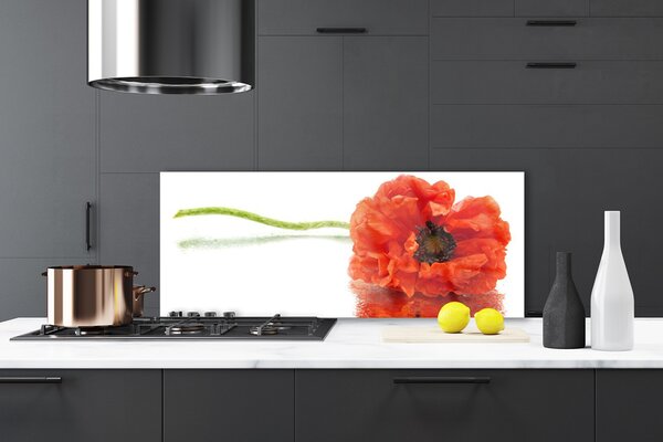Sklenený obklad Do kuchyne Kvety príroda 125x50 cm