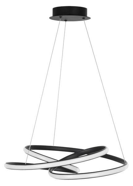 LED luster Menton 52 čierne – Čierna