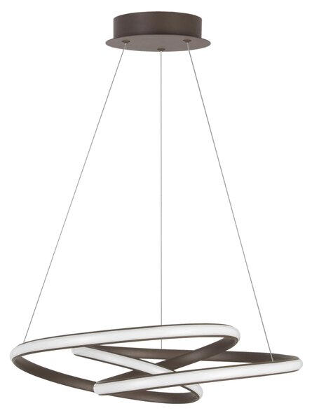 LED luster Menton 52 Hnedá