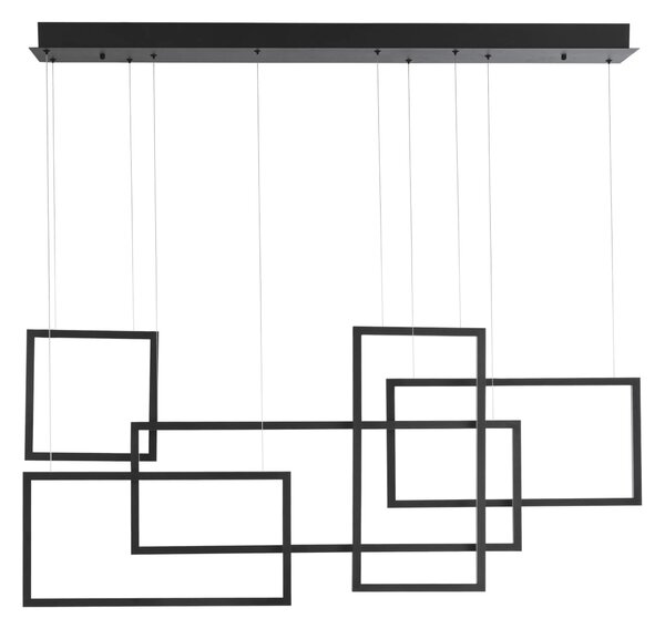 LED luster Cornice – Čierna