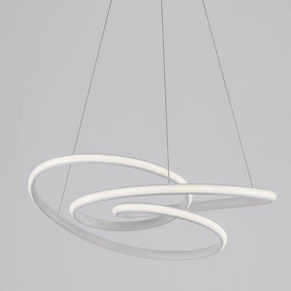 LED luster Menton 52 biele – Biela