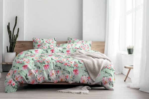 Ervi Bavlnené obliečky - Magnolia a ľalia