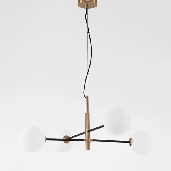 Luster na lanku Vitra 103 zlaté – Zlatá
