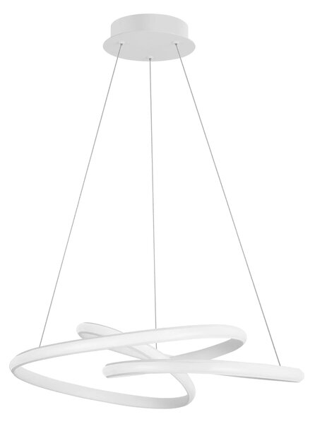 LED luster Menton 52 biele – Biela