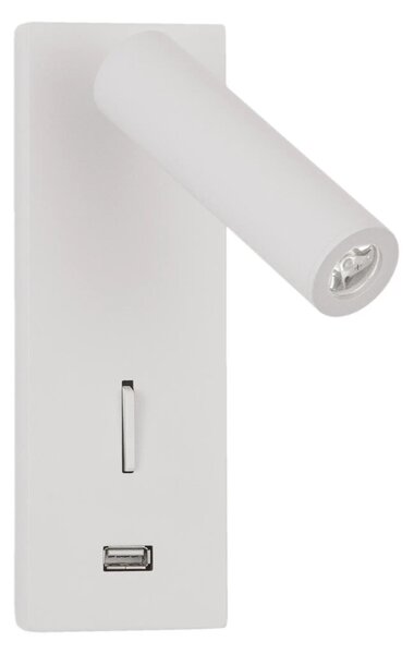 Moderné nástenné svietidlo Fuse 6 biele – Biela