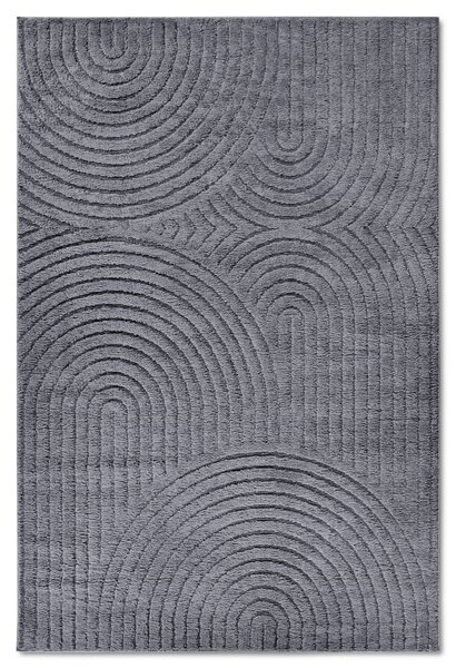 ELLE Decoration, Kusový koberec New York 106206 Anthracite, 80x120, šedá, chodba / predsieň