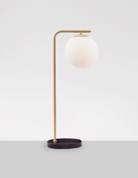Dizajnová stolová lampa Alvarez – Zlatá