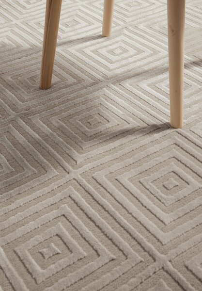 ELLE Decoration , Kusový koberec Perles 106184 White Cream z kolekcie Elle, 120x170, béžová, obývacia izba