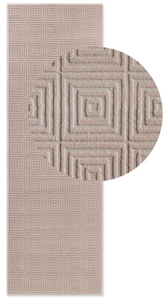 ELLE Decoration , Behúň Perles 106183 Cream Beige z kolekcie Elle, 80x240, béžová, obývacia izba