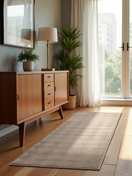 ELLE Decoration , Behúň Perles 106183 Cream Beige z kolekcie Elle, 80x240, béžová, obývacia izba