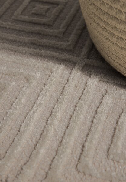 ELLE Decoration , Kusový koberec Perles 106184 White Cream z kolekcie Elle, 120x170, béžová, obývacia izba