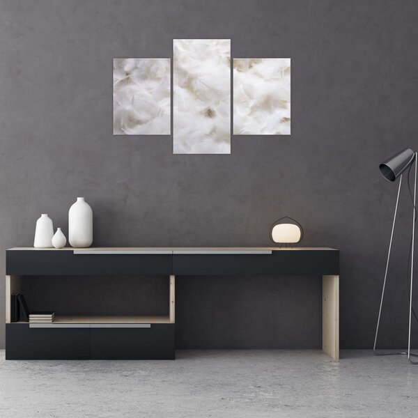 Obraz - Biele perie (90x60 cm)