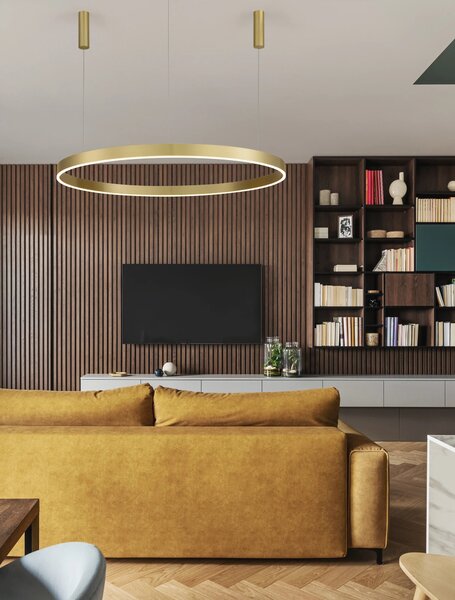 LED luster Motif 120 zlaté stmievateľné – Zlatá