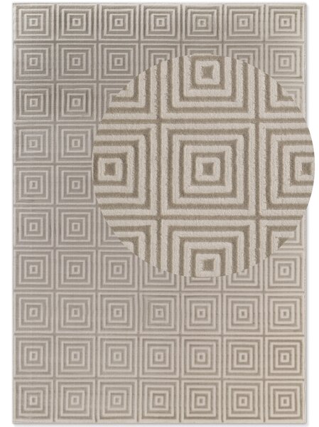 ELLE Decoration , Kusový koberec Perles 106184 White Cream z kolekcie Elle, 120x170, béžová, obývacia izba