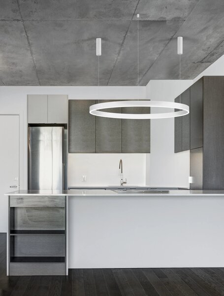 LED luster Motif 120 biele stmievateľné – Biela