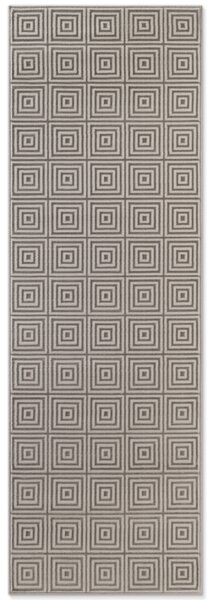 ELLE Decoration , Behúň Perles 106185 White Grey z kolekcie Elle, 80x240, šedá, obývacia izba