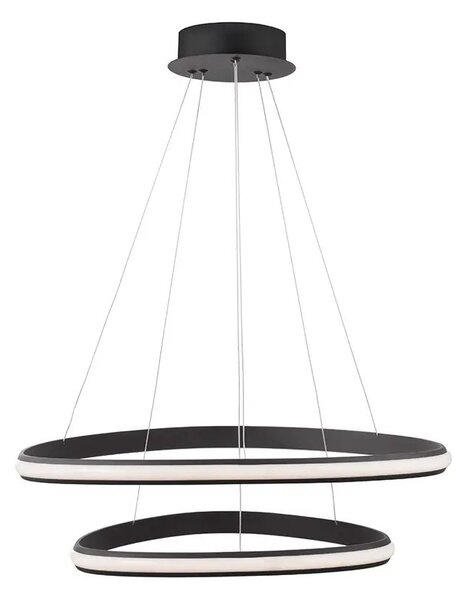 LED luster Aries 59 čierne – Čierna