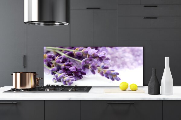 Sklenený obklad Do kuchyne Kvety príroda rastlina 125x50 cm