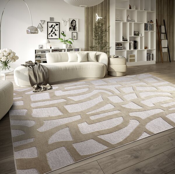 Villeroy & Boch , Kusový koberec 106144 Cream, 160x230, béžová, obývacia izba