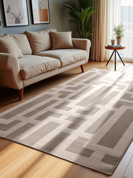 ELLE Decoration , Kusový koberec Perles 106188 Cream z kolekcie Elle, 120x170, béžová, obývacia izba