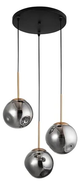 LED luster Spada 40 chróm – Zlatá