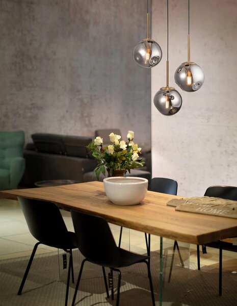 LED luster Spada 40 chróm – Zlatá