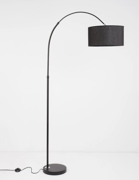 Retro stojaca lampa Sama 90 čierne – Čierna