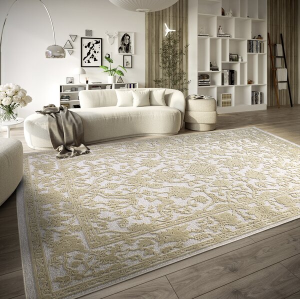 Villeroy & Boch , Kusový koberec 106146 Cream, 160x230, béžová, obývacia izba