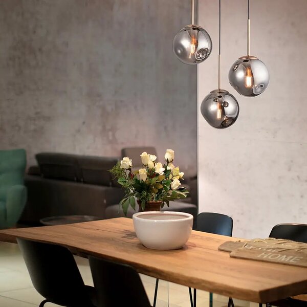 LED luster Spada 40 chróm – Zlatá