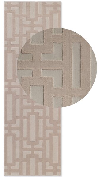 ELLE Decoration , Behúň Perles 106189 Beige Cream z kolekcie Elle, 80x240, béžová, obývacia izba