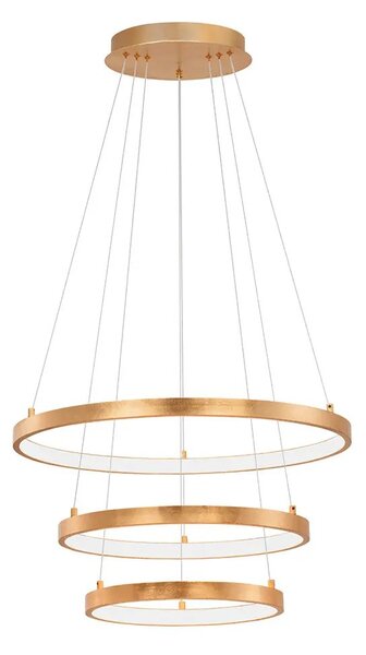 LED luster Leon 61 zlaté – Zlatá