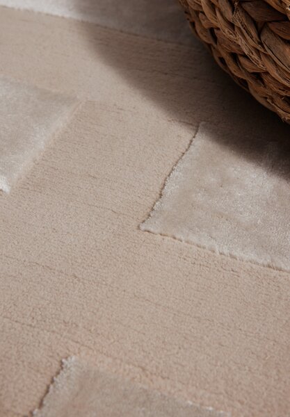 ELLE Decoration , Behúň Perles 106189 Beige Cream z kolekcie Elle, 80x240, béžová, obývacia izba
