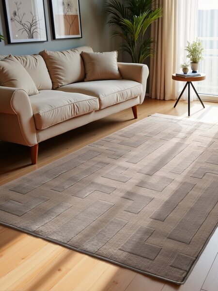 ELLE Decoration , Kusový koberec Perles 106189 Beige Cream z kolekcie Elle, 120x170, béžová, obývacia izba