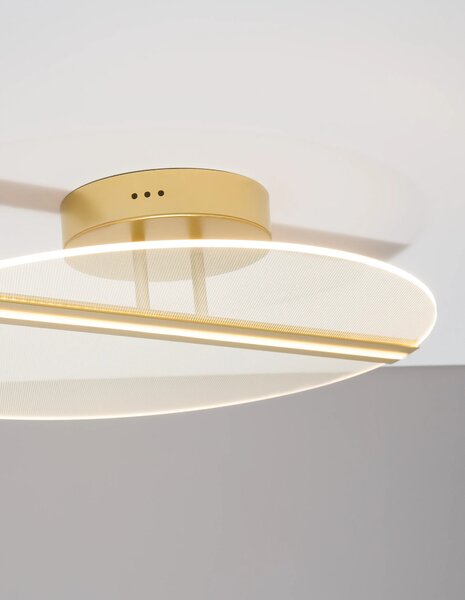 LED stropné svietidlo Siderno 53 zlaté – Zlatá