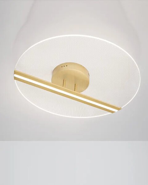LED stropné svietidlo Siderno 53 zlaté – Zlatá