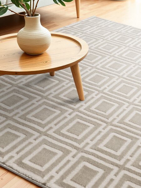 ELLE Decoration , Behúň Perles 106191 Cream z kolekcie Elle, 80x240, béžová, obývacia izba