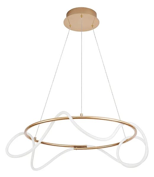 LED luster Tiriac 70 zlaté – Zlatá