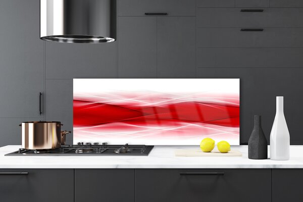 Sklenený obklad Do kuchyne Abstrakcie vlna umenie 125x50 cm