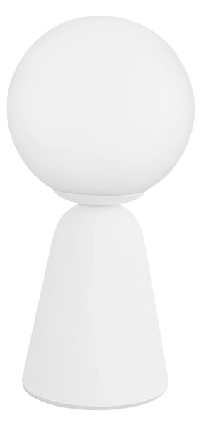 Dizajnová stolová lampa Zero 10 biele – Biela