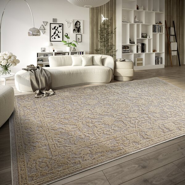 Villeroy & Boch , Kusový koberec 106149 Grey, Beige, 160x230, béžová, obývacia izba
