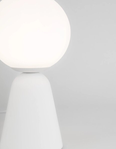 Dizajnová stolová lampa Zero 10 biele – Biela