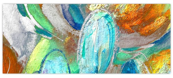 Obraz - Farebná abstrakcia (120x50 cm)
