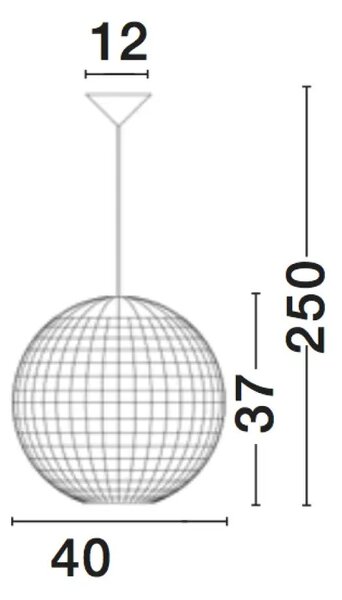 Rustikálny luster Griffin 40 hnedá