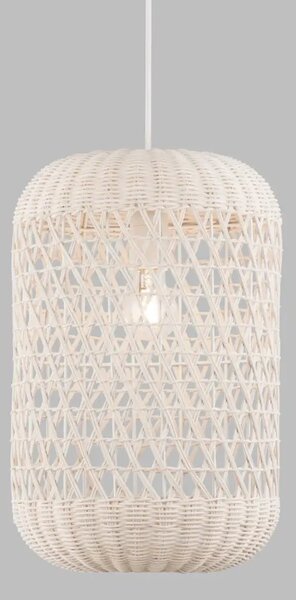 Rustikálny luster Aurora 24.5 biele – Biela