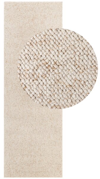 ELLE Decoration , DOPREDAJ: 80x240 cm Běhoun Wolly Ultra 106228 Cream z kolekce Elle, 80x240, biela, obývacia izba