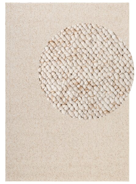 ELLE Decoration , Kusový koberec Wolly Ultra 106228 Cream z kolekcie Elle, 80x150, biela, obývacia izba