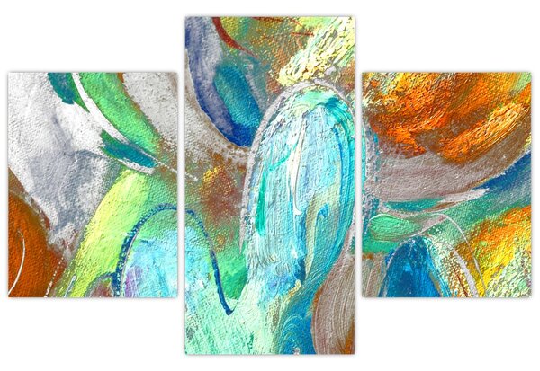 Obraz - Farebná abstrakcia (90x60 cm)